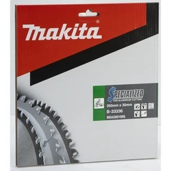 Makita Δίσκος Κοπής Αλουμινίου 260mm B-33336
