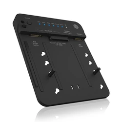 Docking Station Icy Box για σκληρούς δίσκους 1x HDD/SSD 2.5" & 3,5" και 2x M.2 NVMe με USB 3.2