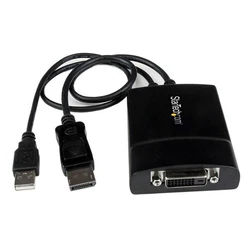 DisplayPort Αντάπτορας σε DVI Startech DP2DVID2 Μαύρο