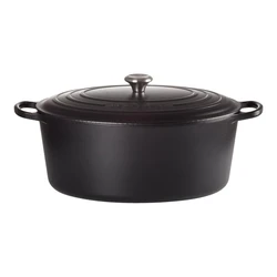 Le Creuset Signature Οβάλ Ροστιέρα / Κατσαρόλα 40 cm Μαύρο (Schwarz)