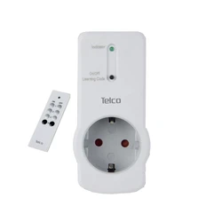 White Remote-Controlled Power Socket PA-GE9A-01SRF1 with SD-UN4-RF