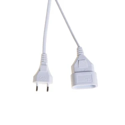Power Extension Lead / Extension Cord 5 m White (2x0.75 mm²) KF-HBY3-1