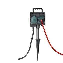 Garden quadruple socket outlet 1154440 IP44 cable 1.4 m H07RN-F 3G1.5