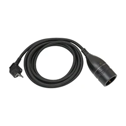 Brennenstuhl Extension Lead 5 m with Rotary On/Off Switch (1161830030) black