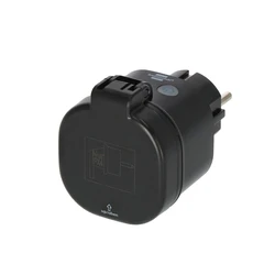 Smart WiFi Socket 1294860100 with cover IP44 3680W BRENNENSTUHL