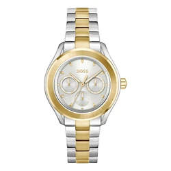BOSS Γυναικείο Ρολόι Quartz 38mm Χρυσό Ατσάλινο Μπρασελέ - Model 1502746