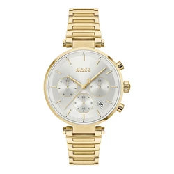Γυναικείο Ρολόι BOSS Majesty 36mm Χρυσό με Γκρι Καντράν - Μοντέλο 1502775