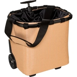 Fabric Market Trolley Cart Black 42x47.5x32cm OE7079