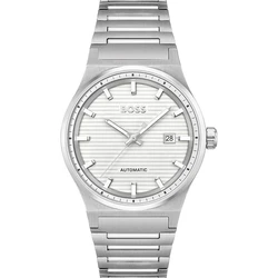 Ανδρικό Ρολόι Boss 1514186 (41mm) Μεταλλικό Μπρασελέ Ασημί