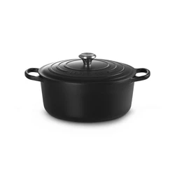 Le Creuset Signature Στρογγυλό Ροάστερ / Ταψί 30 cm Μαύρο (Schwarz)