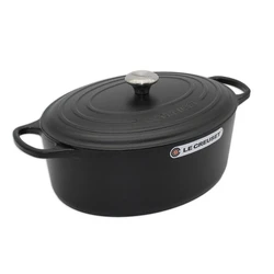 Le Creuset Signature Roaster οβάλ 35 εκ. μαύρο (Schwarz) (21178350000430)