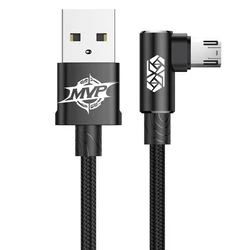 Καλώδιo USB Baseus MVP Elbow USB to micro USB 2A 1m - Black
