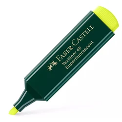 Μαρκαδόρος Υπογράμμισης Faber-Castell Textliner 48 Κίτρινος 1τμχ