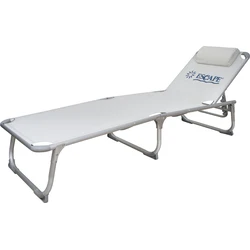 Ξαπλώστρα Τρίσπαστη Παραλίας Escape Άσπρη/Γκρι