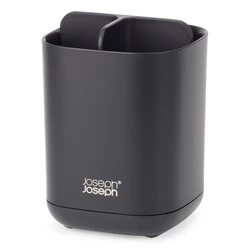 Joseph Joseph EasyStore Matt Black Toothbrush Holder