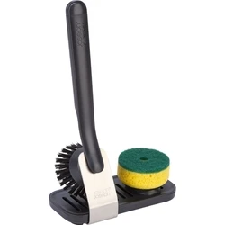 Joseph Joseph SinkTech Washing Up Brush & Sponge Set with Steel Stand