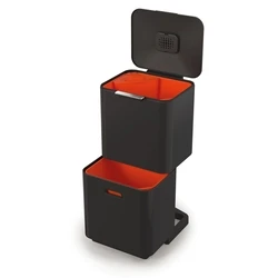 Joseph Joseph Totem Recycling Bin Plastic Black 60L