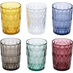 Guzzini Vanity Plastic Water Glasses Set 480ml 131402LAR52 6pcs