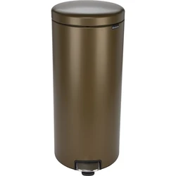 Brabantia Metal Pedal Bin Orange 30L