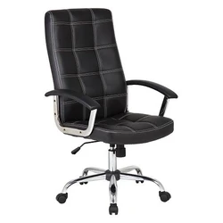 Velco Pro Systems Black Executive Office Chair (PVC) - SKU 66-20057