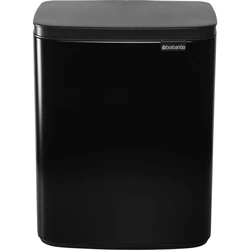 Brabantia Plastic Waste Bin Black 12 L (230363)