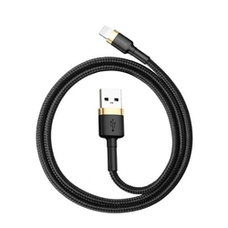 Καλώδιο USB to Lightning Baseus Cafule 1.5 A 2m (Gold+Black)