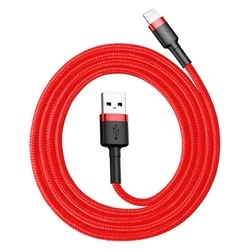 Καλώδιο USB to Lightning Baseus Cafule 2A 3m (Red)