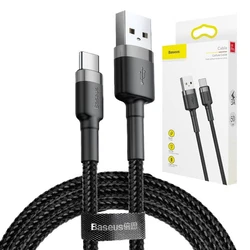 Καλώδιο USB to USB-C Baseus Cafule 2A 3m (Black+Gray)