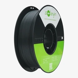 3D Printer Filament Creality Soleyin Ultra PLA Black 1 kg Spool,1.75 mm