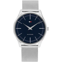 Ανδρικό Ρολόι Tommy Hilfiger 1710468 (40mm) Μεταλλικό Μπρασελέ Ασημί