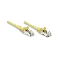 Καλώδιο FTP Cat5e Patch 1m κίτρινο Intellinet