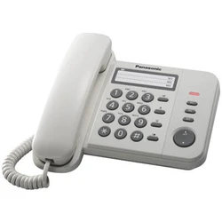 Τηλέφωνο Ενσύρματο Panasonic KX-TS 520EX2W ΛΕΥΚΟ
