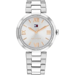 Γυναικείο Ρολόι Tommy Hilfiger 1782681 (34mm) Μεταλλικό Μπρασελέ Ασημί