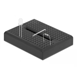 Μικροηλεκτρονικά Delock mini breadboard 18317, 170 επαφών, συμβατό με Arduino, μαύρο