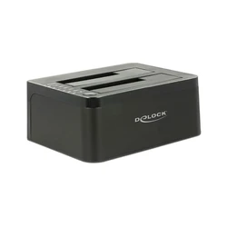 HDD Docking Station Delock 2x Sata III USB3.0 Clone