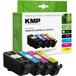 KMP Multipack συμβατά μελάνια για Canon PGI-525 / CLI-526 (5 τεμ.)