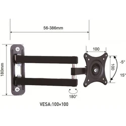 Βάση Τηλεόρασης Τοίχου Osio OSM-7832