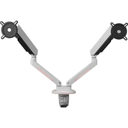 One For All Desktop Dual Monitor Stand with Arm White (DM8220)