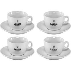 Gaggia Milano Cappuccino Cup Set Ceramic White 4pcs