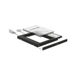 Πλαίσιο Για Σκληρούς Δίσκους Delock 5 25 Slim SATA HDD 9 5mm