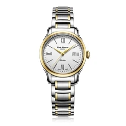 Γυναικείο Ρολόι Emile Chouriet 191128L60280 (28mm) Μεταλλικό Μπρασελέ Ασημί