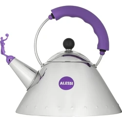 Alessi Kettle 9093 VA (Bird-Whistle) — Stainless Steel, 2.0 L