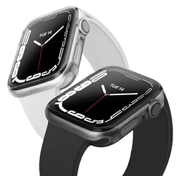 UNIQ Glase case Apple Watch 4/5/6/7/SE/8/9 40/41mm transparent-smoke/clear-smoke [2 PACK]