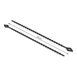 Δεματικά Καλωδίων Delock reusable 19568, 150x2.4mm, μαύρα, 100τμχ