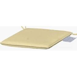 Velco Single-seat Beige (Ekrou) Double-sided Chair Cushion