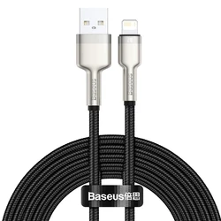 Καλώδιο USB to Lightning Baseus Cafule 2.4A 2m (black)