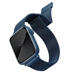 UNIQ Dante Strap Apple Watch Series 4/5/6/7/SE/8/9/10 40/41/42mm Stainless Steel blue/cobalt blue
