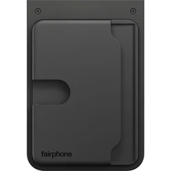 Fairphone Card Holder for Fairphone 6 - Modular Plastic (Holds 3 Cards) - Black