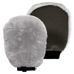 Γάντι Καθαρισμού Αυτοκινήτου Moje Auto 19-639, μάλλινο, 18x26cm, γκρι