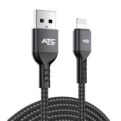 Καλώδιο USB ATC-C3 Charge & Sync A/L 2.4A max